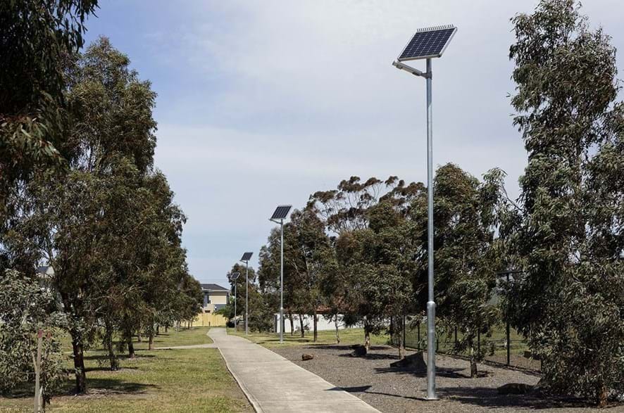 Park lighting fixed pole
