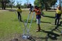 tilt pole for car park lights