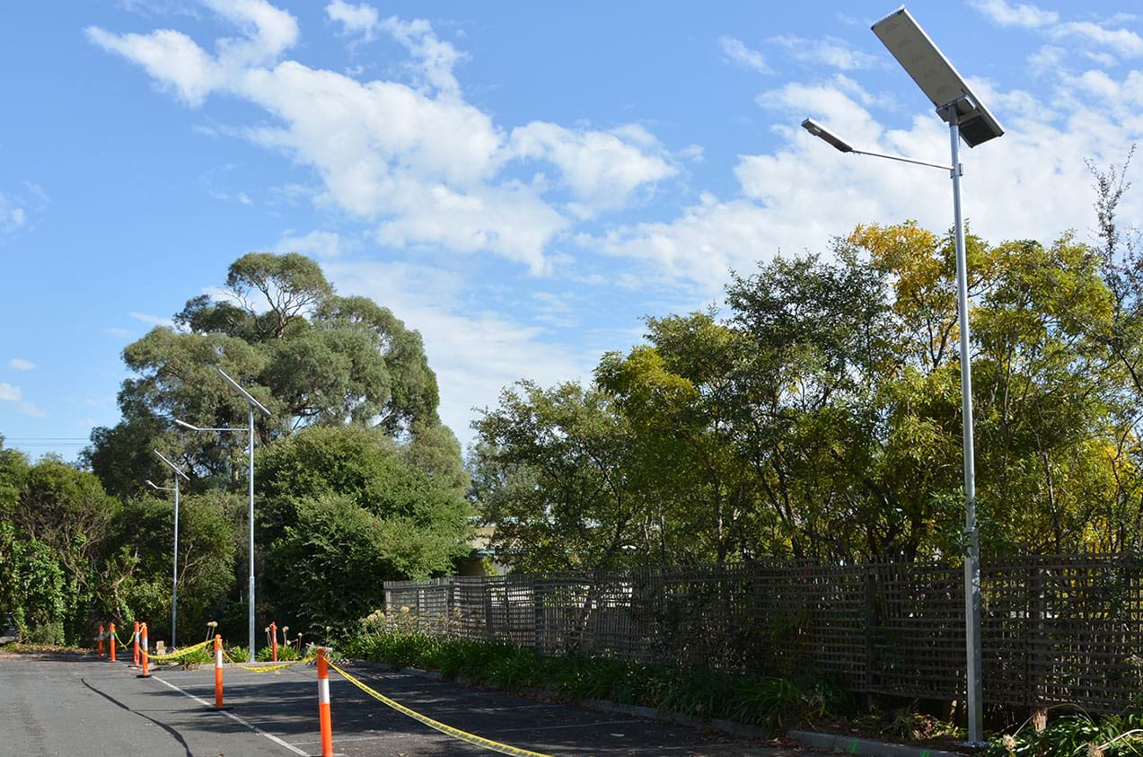 car park tilt down pole
